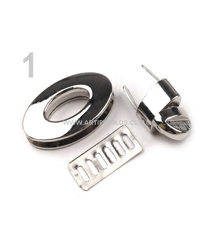 BROCHE SAC-PORTE-MONNAIE 23 x 37 MM.