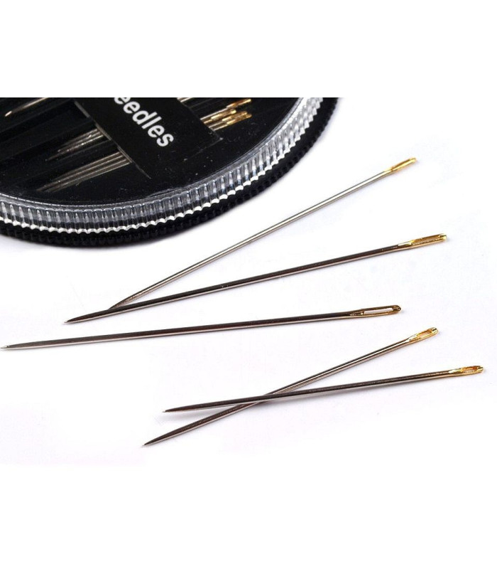 Aiguilles à Main Assorties Kompakt Sharps, Œil en Or