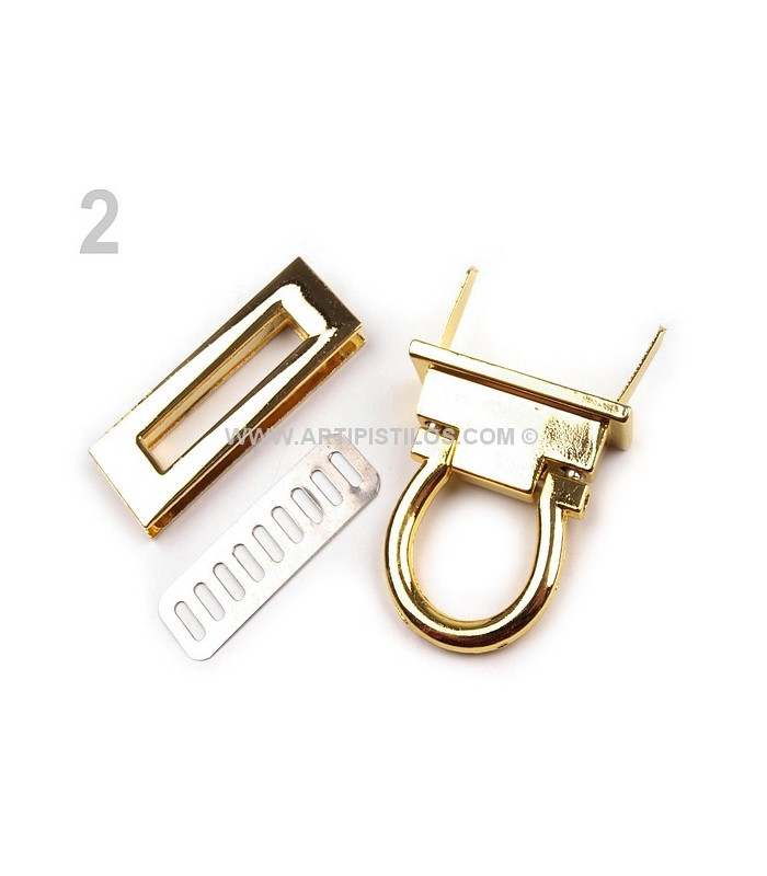 BROCHE SAC-PORTE-MONNAIE 17 X45 MM.