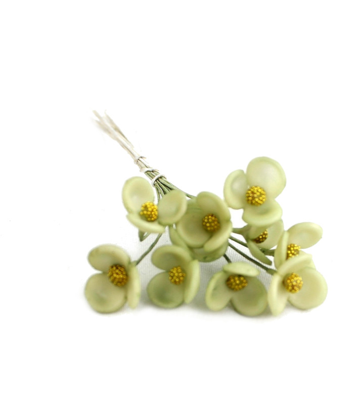 FLEUR EN PORCELAINE FROIDE - 025