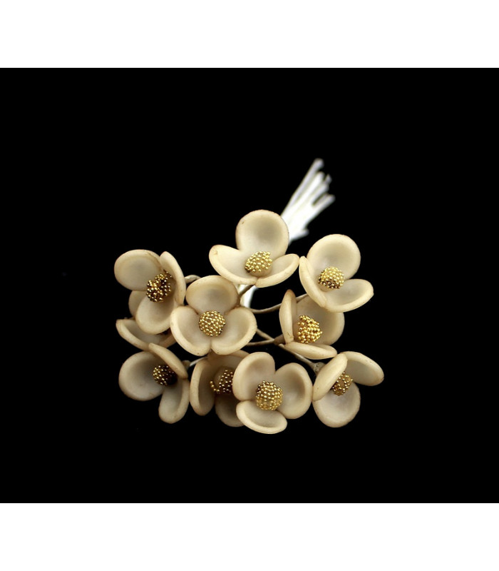 FLEUR EN PORCELAINE FROIDE - 025