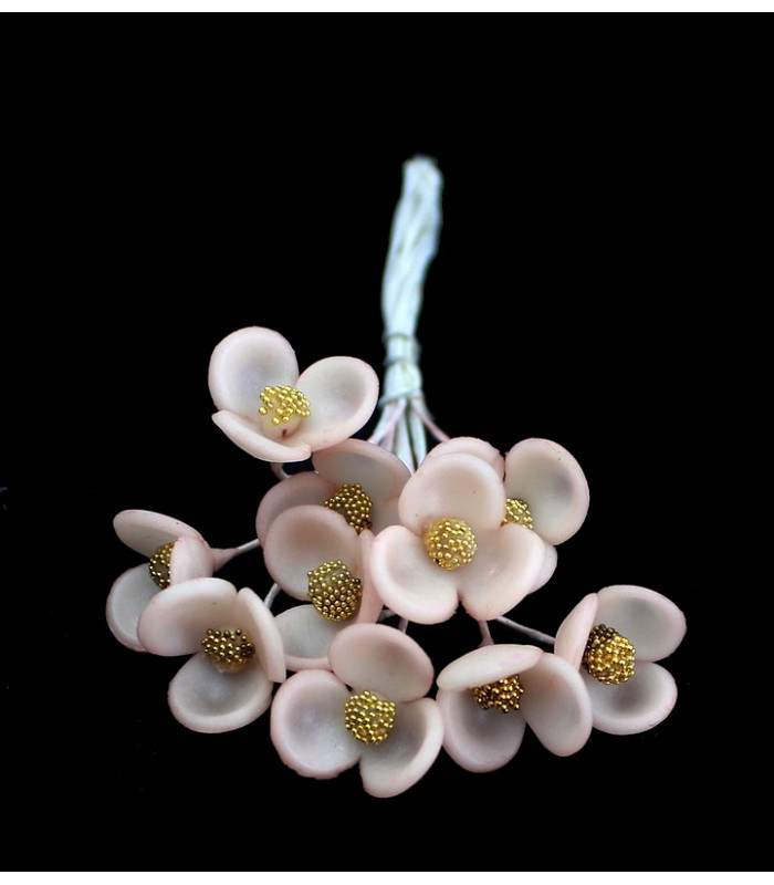 FLEUR EN PORCELAINE FROIDE - 025
