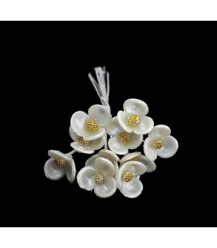 FLEUR EN PORCELAINE FROIDE - 025