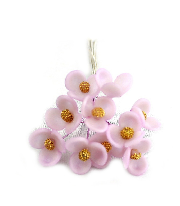 FLEUR EN PORCELAINE FROIDE - 025