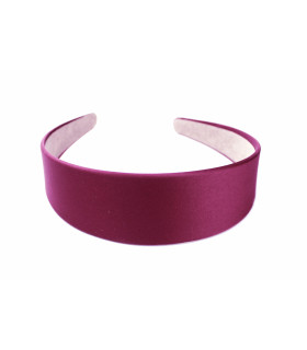 Serre-tête en satin 4 cm