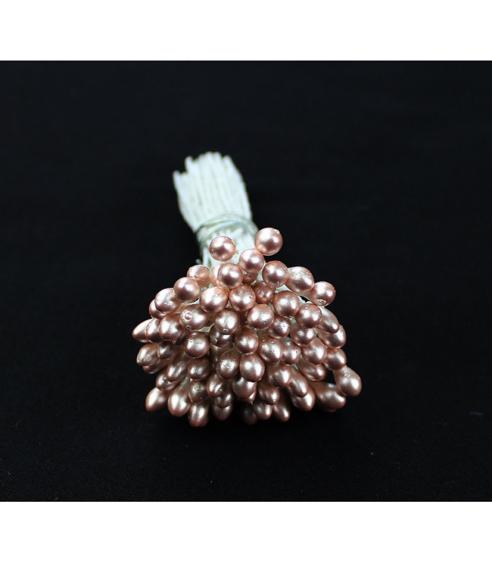 Paquet 80 pistils perlés de 3 mm.