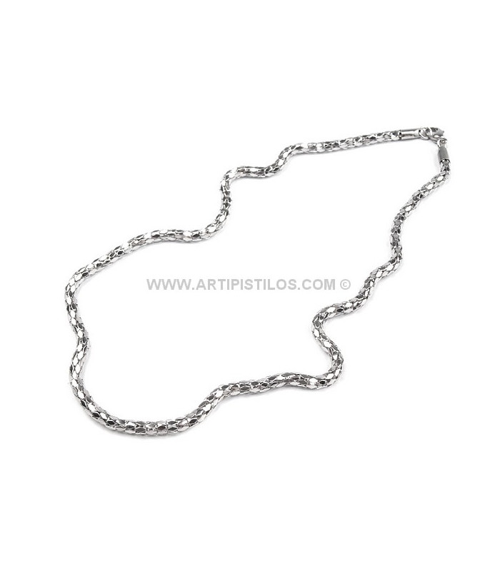 CHAÎNE MÉTALLIQUE SERPENT 0,40 MM. X 53 CMS.
