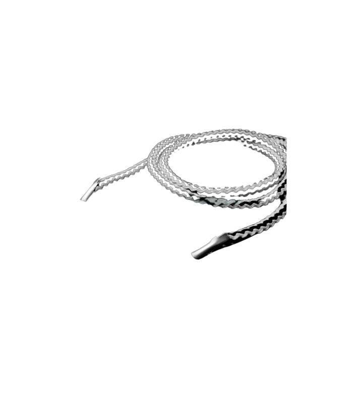 CORDE TRESSÉE BLANCHE ET NOIRE POUR BOÎTES