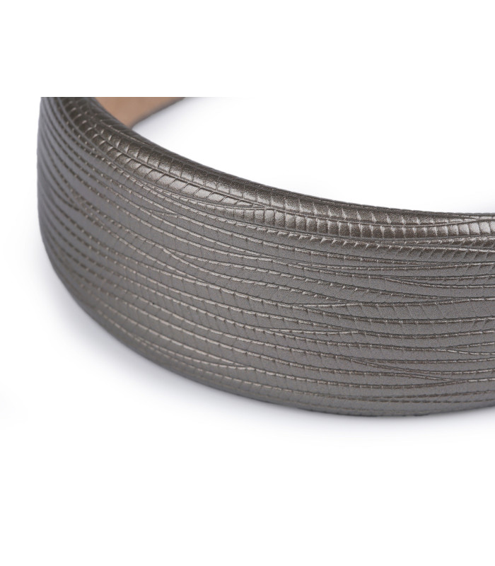 Large bandeau en faux cuir