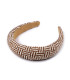Bandeau large en style rotin avec tresses