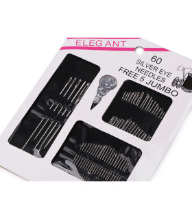 Ensemble d’aiguilles de couture + Passe-fil