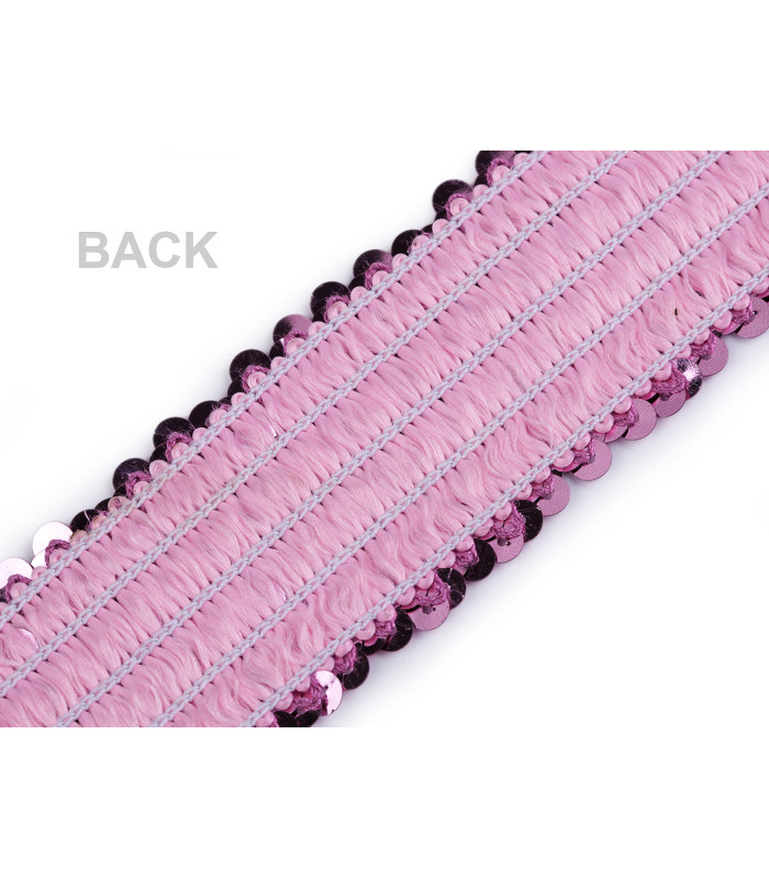 Élastique liseré avec sequins 45 mm. x 1 mt.