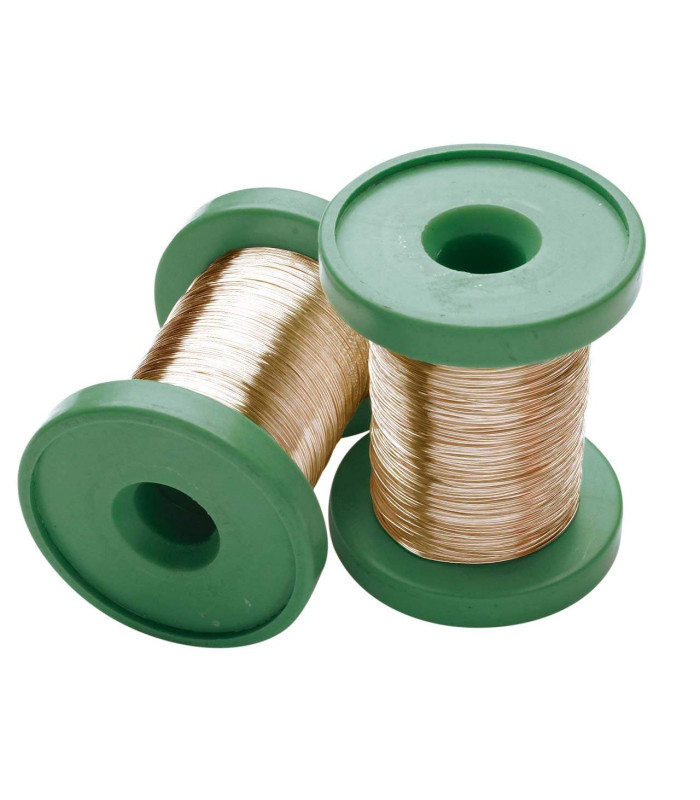 FIL DE LAITON - BOBINE DE 1Kg. x 0,30mm de diamètre