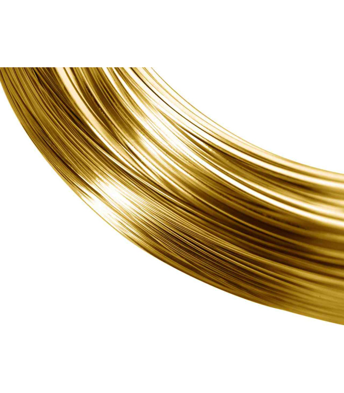 FIL DE LAITON - BOBINE DE 1Kg. x 0,30mm de diamètre