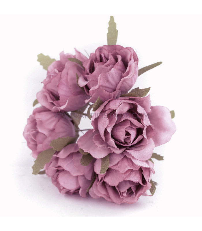 BOUQUET DE FLEUR EN TISSU (6 PCS) "MALMO"