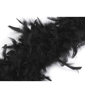 Boa en plumes de dinde, longueur 1,8 m, poids approx. 60 g.