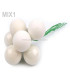 BOULES DECORATIVE EN VERRE AVEC TIGE