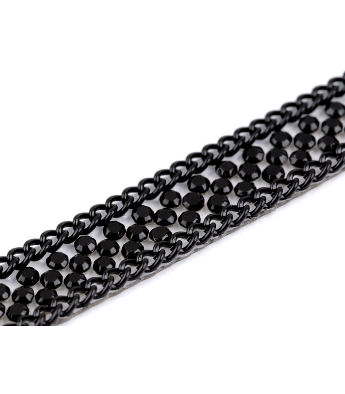 Galon de Strass - Largeur 9 mm x 1m - Thermocollant