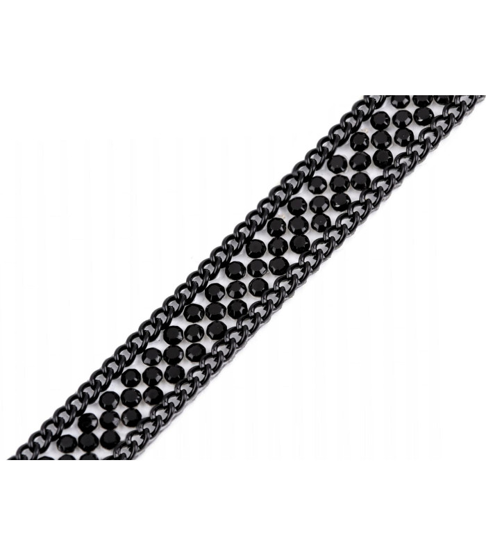 Galon de Strass - Largeur 9 mm x 1m - Thermocollant