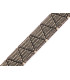 Sangle tressée décoratif double face 30 mm x 1 mt