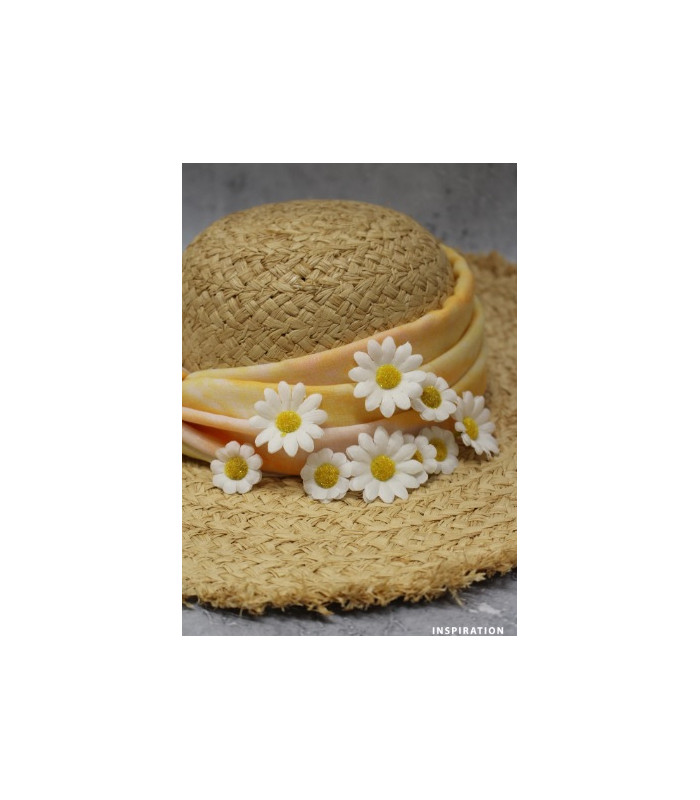 Marguerite artificielle Ø4 cm