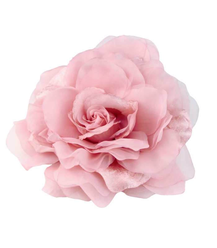 FLOR DE ORGANZA SINTÉTICA 22CM