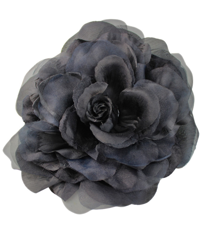 FLOR DE ORGANZA SINTÉTICA 22CM