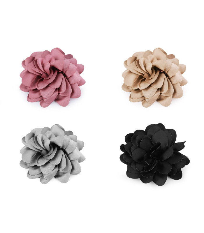 Fleur en Satin Décorative de 10 cm de Diamètr