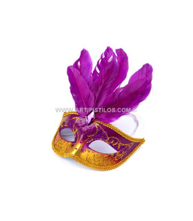 MASQUE CARNAVAL "GLITTER & FEATHERS"