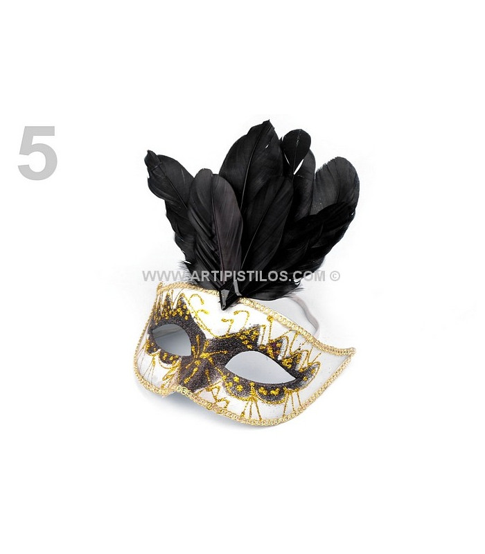 MASQUE CARNAVAL "GLITTER & FEATHERS"
