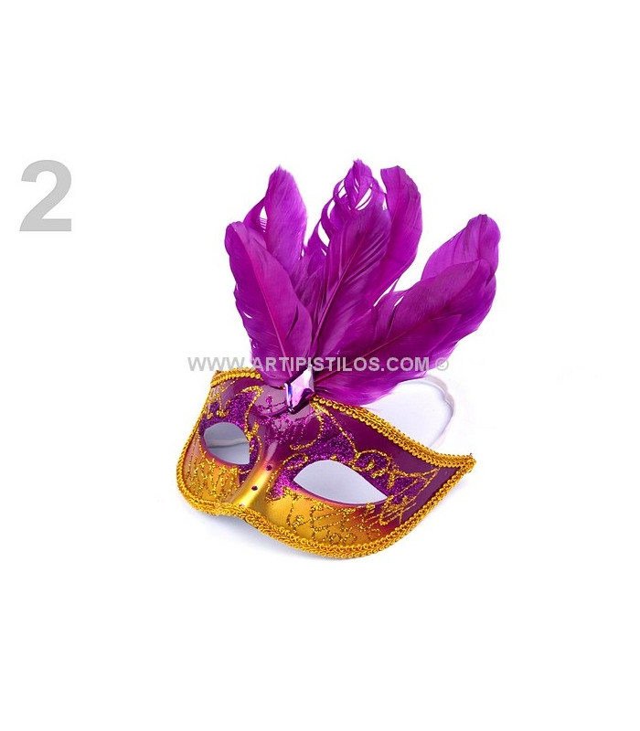 MASQUE CARNAVAL "GLITTER & FEATHERS"