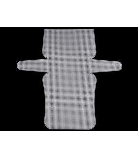 Toile plastique/grille pour la fabrication de portefeuilles