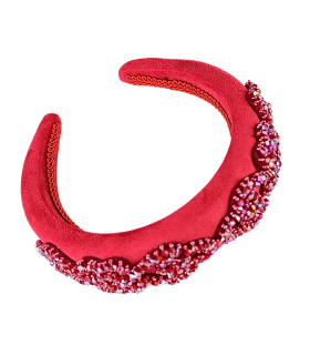 SERRE-TÊTE REMBOURRÉ EN SUÉDINE 'CRISTALYNE'