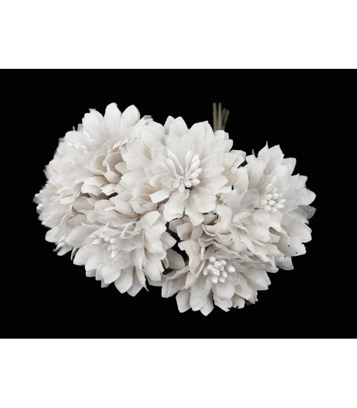 BOUQUET 6 FLEURS EN TISSU