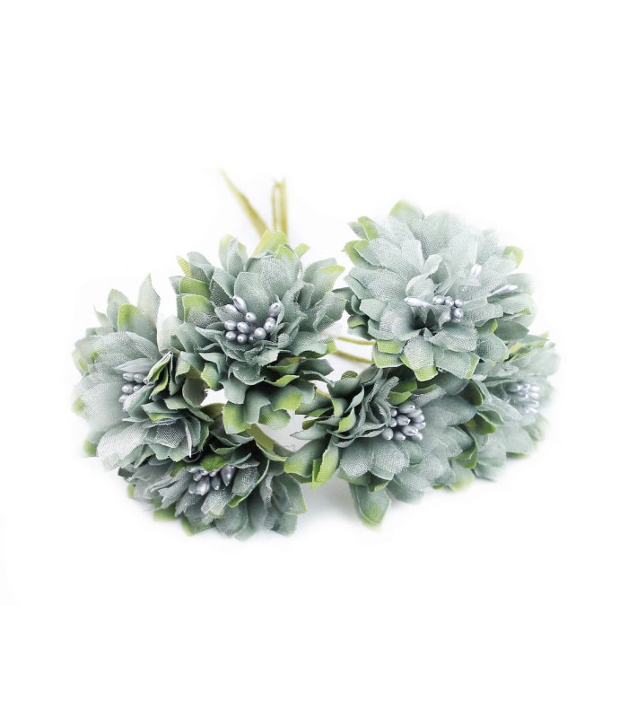 BOUQUET 6 FLEURS EN TISSU