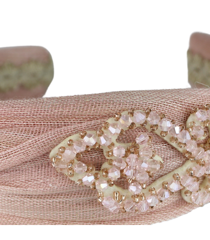 BANDEAU EN SOIE DE SINAMAY 'ECLIPTA'