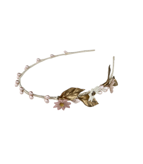 BANDEAU ENFANT FLEUR EN PORCELAINE