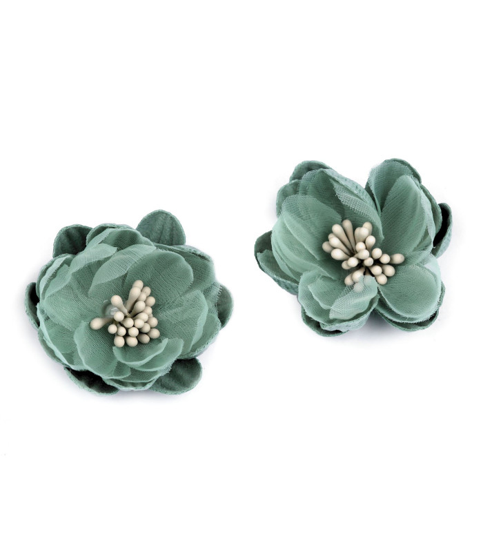 Fleur en Tissu à Coller Ø5 cm