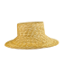 CHAPEAU DE PAILLE TRESSÉ (AJUSTABLE)