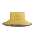 CHAPEAU DE PAILLE NATURELLE TRESSÉE AJUSTABLE