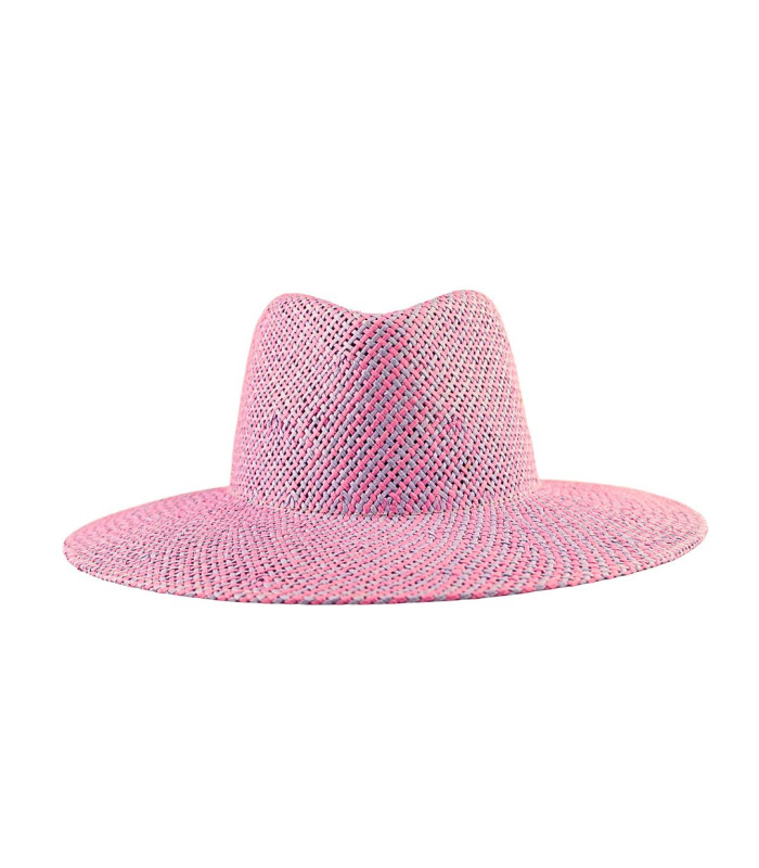 CHAPEAU EN FIBRES VÉGÉTALES LILAS AJUSTABLE