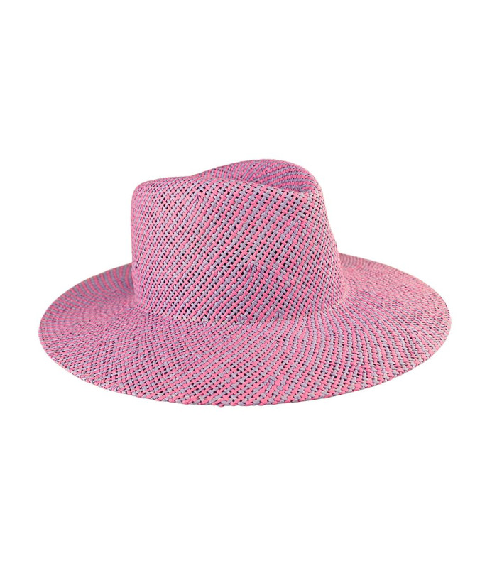 CHAPEAU EN FIBRES VÉGÉTALES LILAS AJUSTABLE