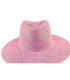 CHAPEAU EN FIBRES VÉGÉTALES LILAS AJUSTABLE