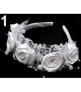 SERRE-TÊTE DECORÉ AVEC FLEURS