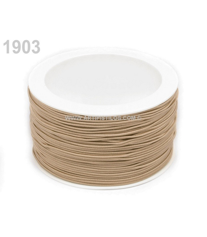 CORDON ÉLASTIQUE CHAPELLERIE 1,2 MM. x 50 MT.