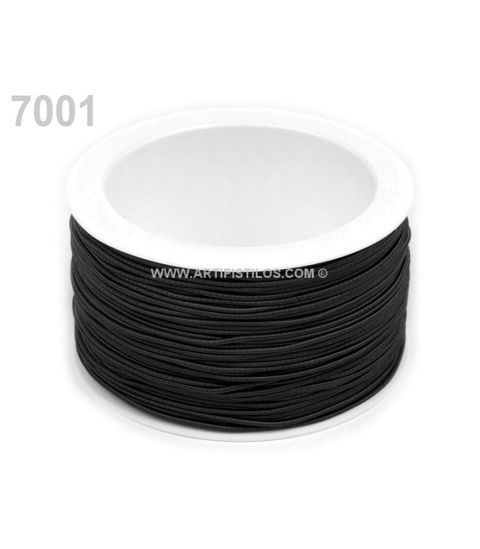 CORDON ÉLASTIQUE CHAPELLERIE 1,2 MM. x 50 MT.