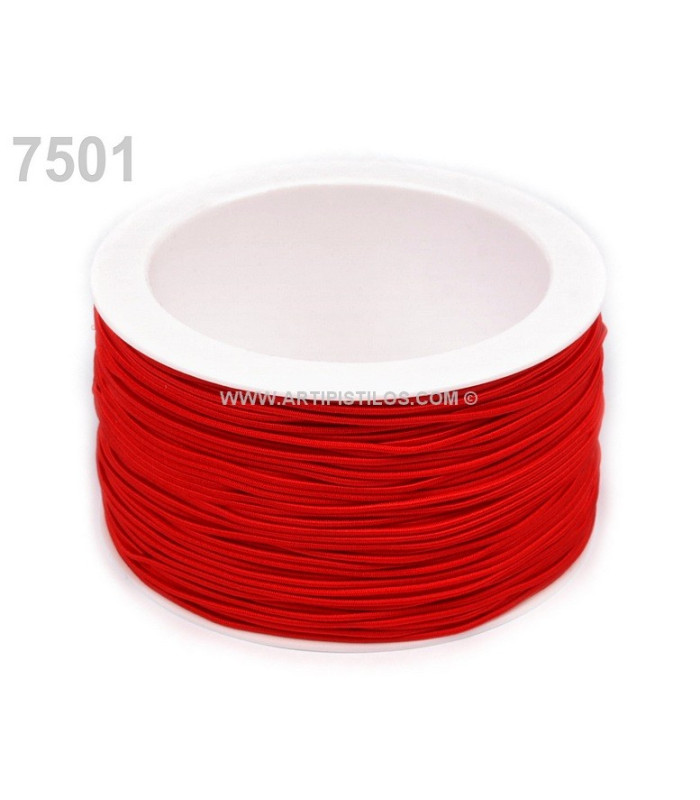 CORDON ÉLASTIQUE CHAPELLERIE 1,2 MM. x 50 MT.