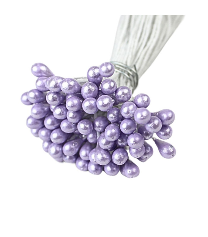 BOUQUET 90 PISTILS 5 MM. TIGE FIL DE FER