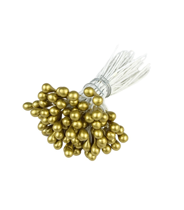 BOUQUET 90 PISTILS 5 MM. TIGE FIL DE FER