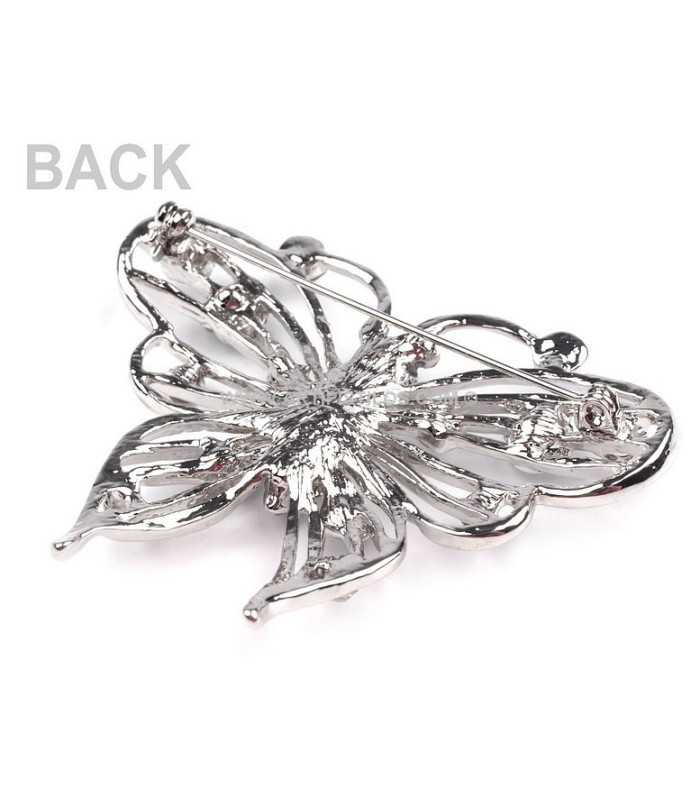 BROCHE PAPILLON 40 X 60 MM.